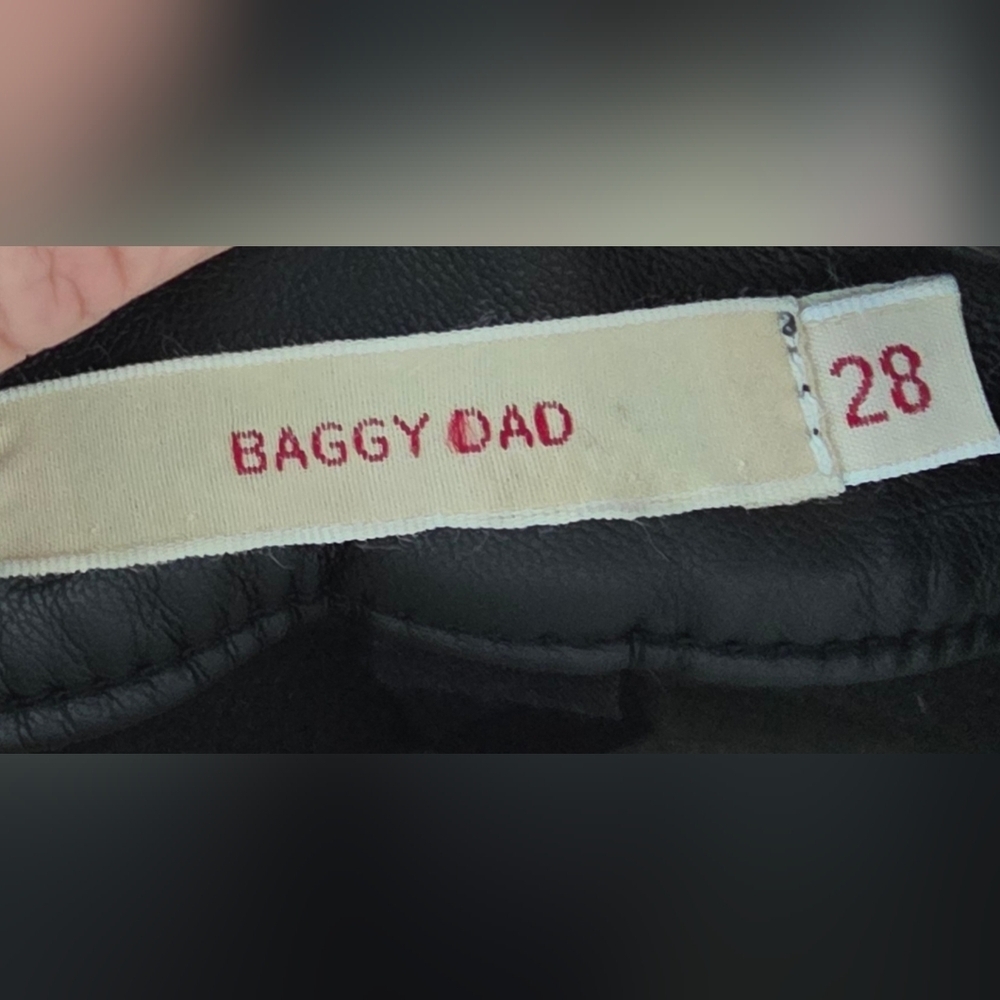 Levi's Baggy Dad Wide Leg Black Pants - Picture 7 of 7
